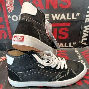 Vans Men's 5/Women's 6.5 The Lizzie Canvas Black/White New VN0A4BX1Y28